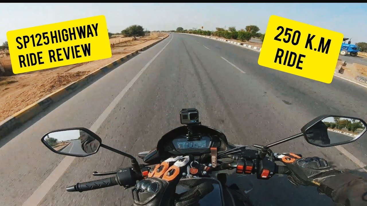 Honda SP125 Highway Test Ride Review⬆️ || Comfort or not⛔