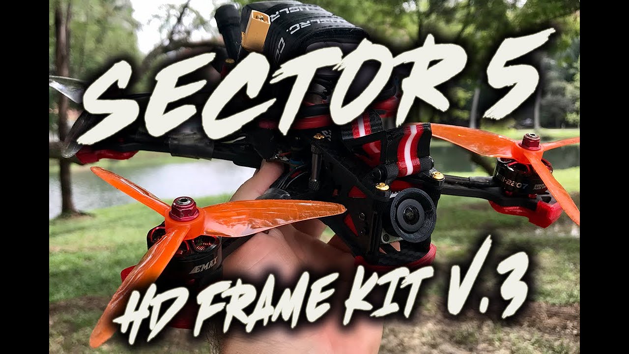 HGLRC Sector 5 V3 Frame - Unbox - Build - Flight
