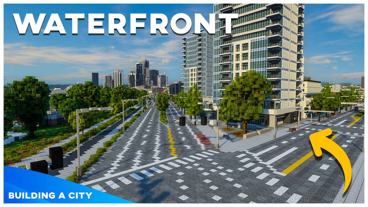 Revamping the Waterfront Area - Building A City #171 [Minecraft Timelapse]