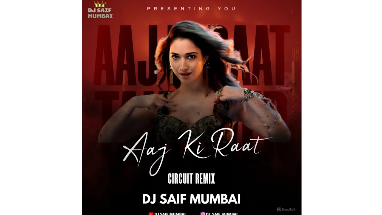 || AAJ KI RAAT-🔞TROLL(CIRCUIT REMIX)-DJ SAIF MUMBAI || STREE 2 - TAMANNAAH