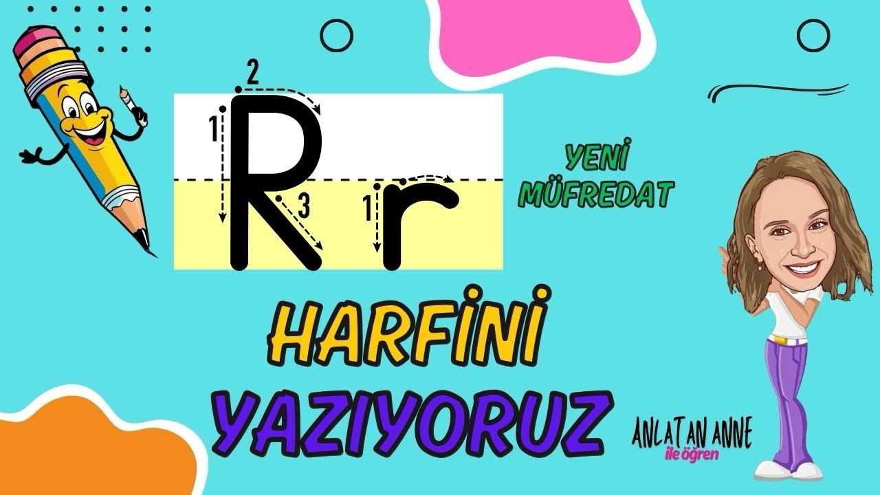 1. Sınıf “ r-R “ Harfi Yazımı (Yeni Müfredat - Maarif Modeli) #birincisınıf #yazma #ilkokumayazma