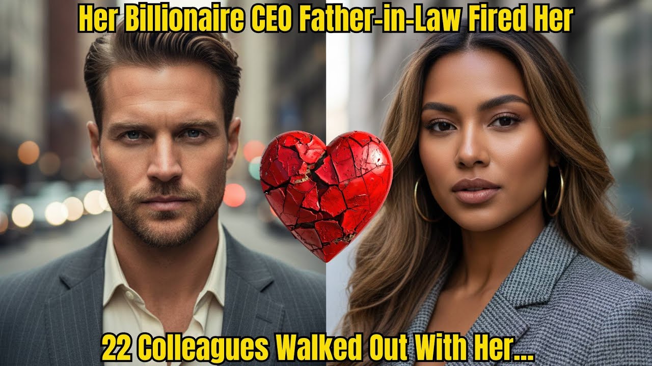 Her Billionaire CEO Father-in-Law Fired Her — 22 Colleagues Walked Out With Her...