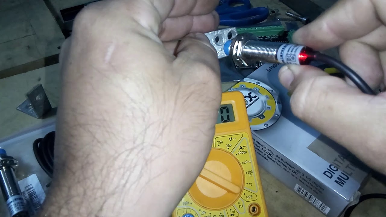 Sensor de proximidad inductivo  PNP nc para CNC