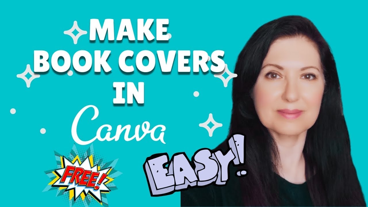 Создайте бесплатную обложку книги на Canva-для публикаци...