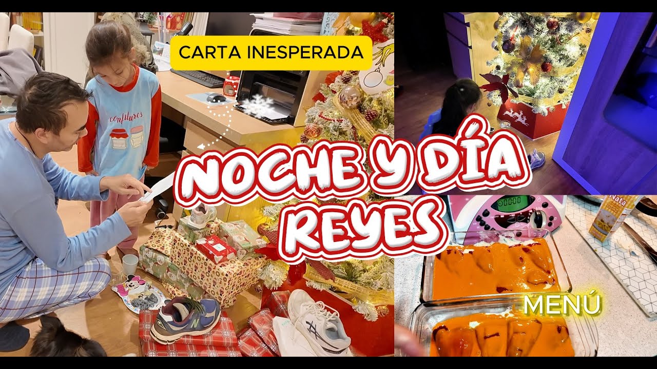 ESTO SI QUE NO LO ESPERABA + menú día de Reyes + LA NOCHE ANTES DE Y COMO AMANECIMOS.