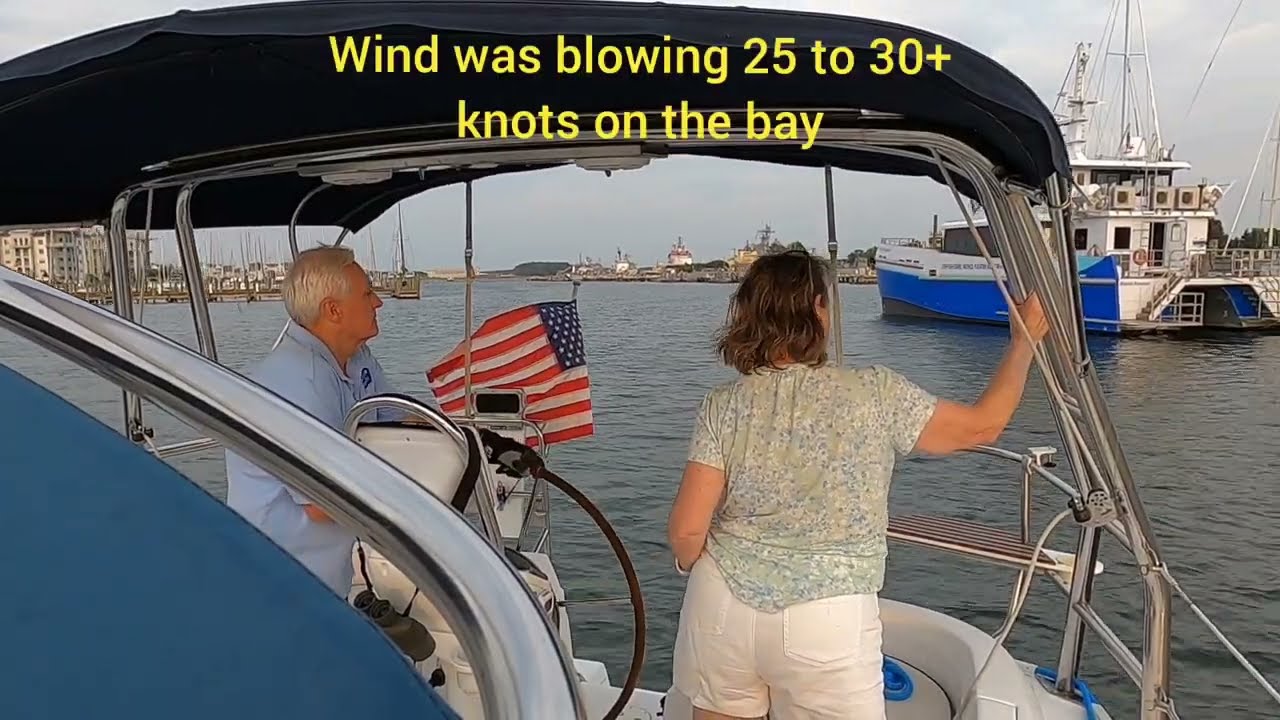 Docking in a cross wind - a different plan