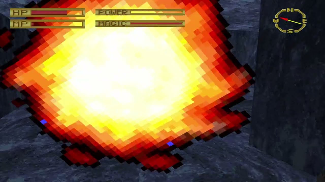 king's field 1 part 8 Fire Seal stone + magic weapons + light ring .