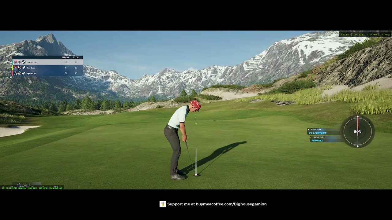 Myself, Mr Brown And Viper Play The Back 9 On PGA25   Hilarious