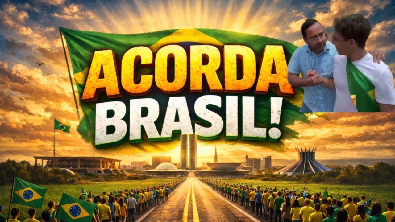 ACORDA BRASIL! Nikolas convoca e a população responde! Vamos todos caminhar até Brasília.