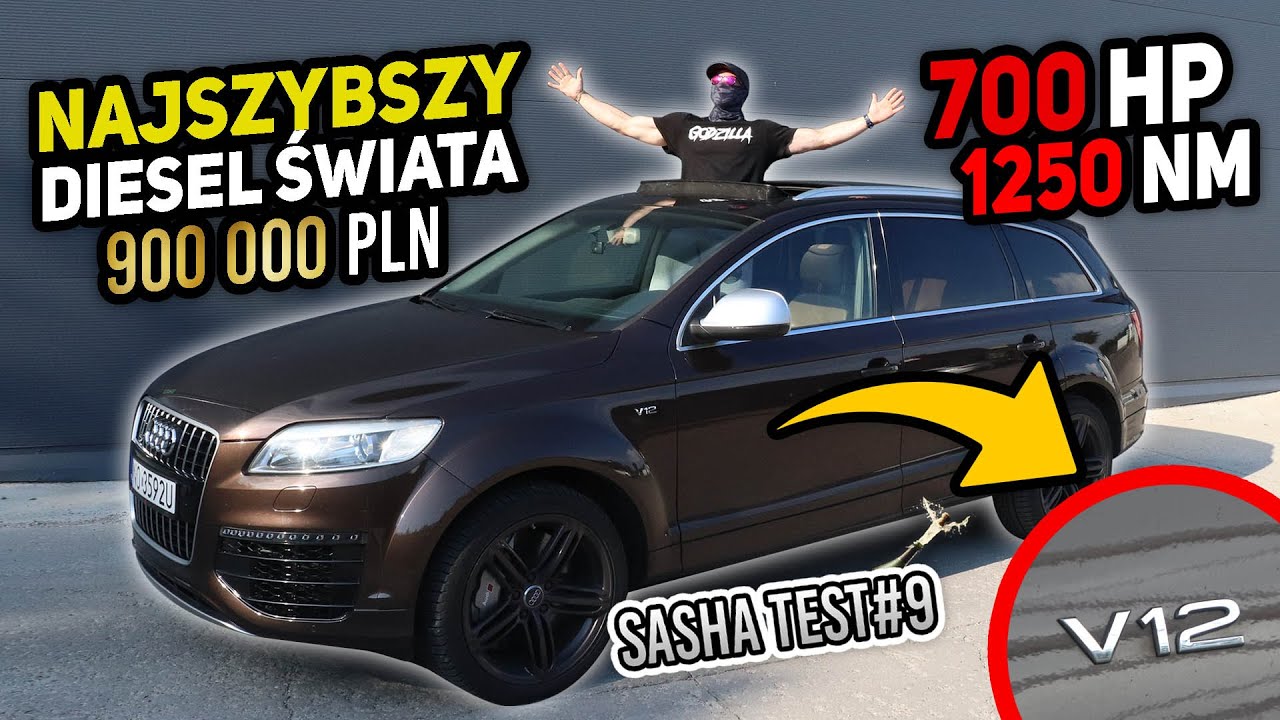 AUDI Q7 6.0 V12 BITURBO 🔥 | SASHA TEST #9