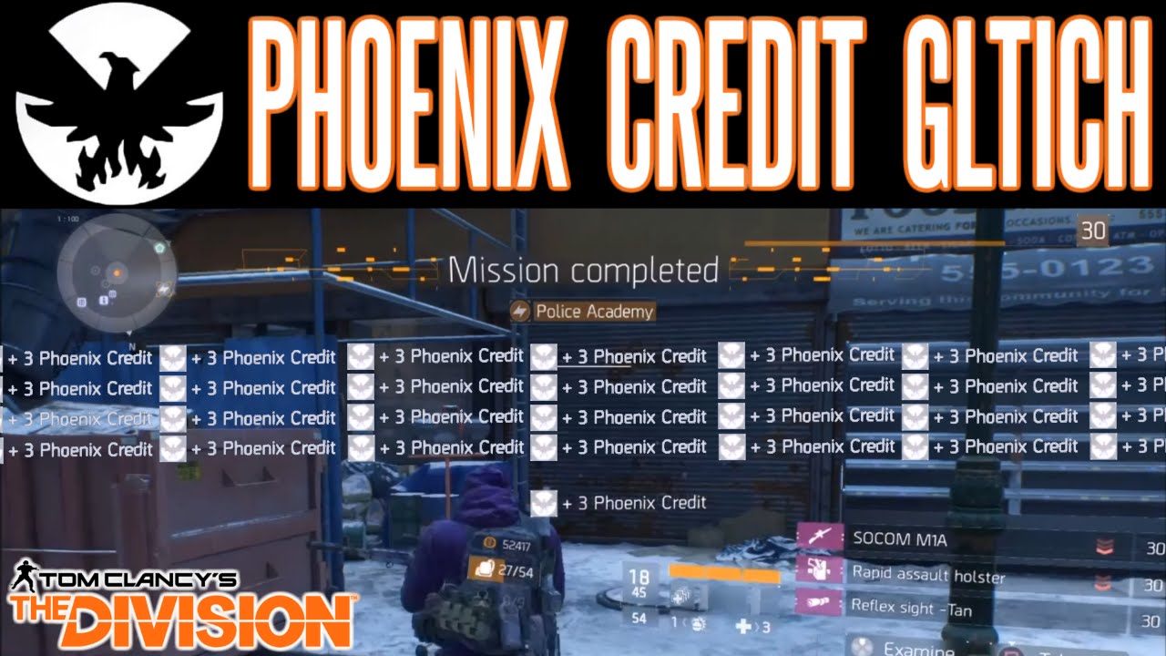 The Division Phoenix Credit Glitch Exploit After Patch | Best Farming Method | Rare Weapons & Items