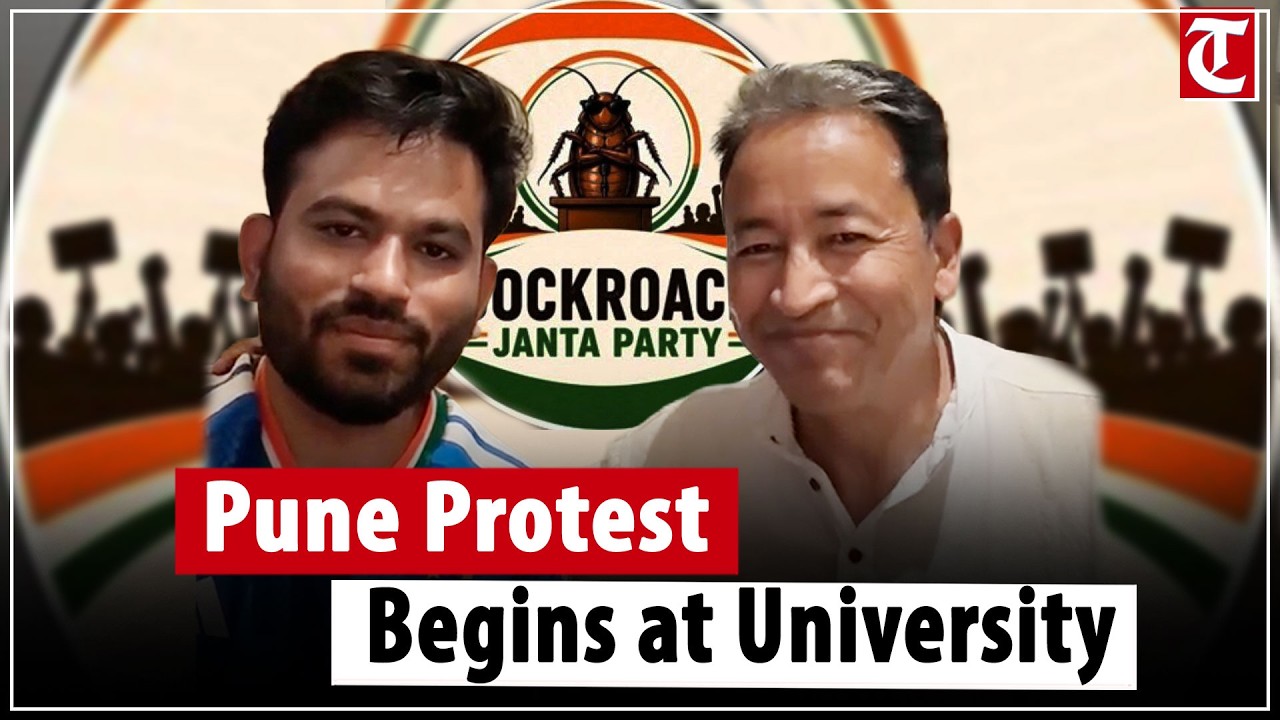 CJP begins peaceful protest in Pune with Sonam Wangchuk, demands student justice & accountability