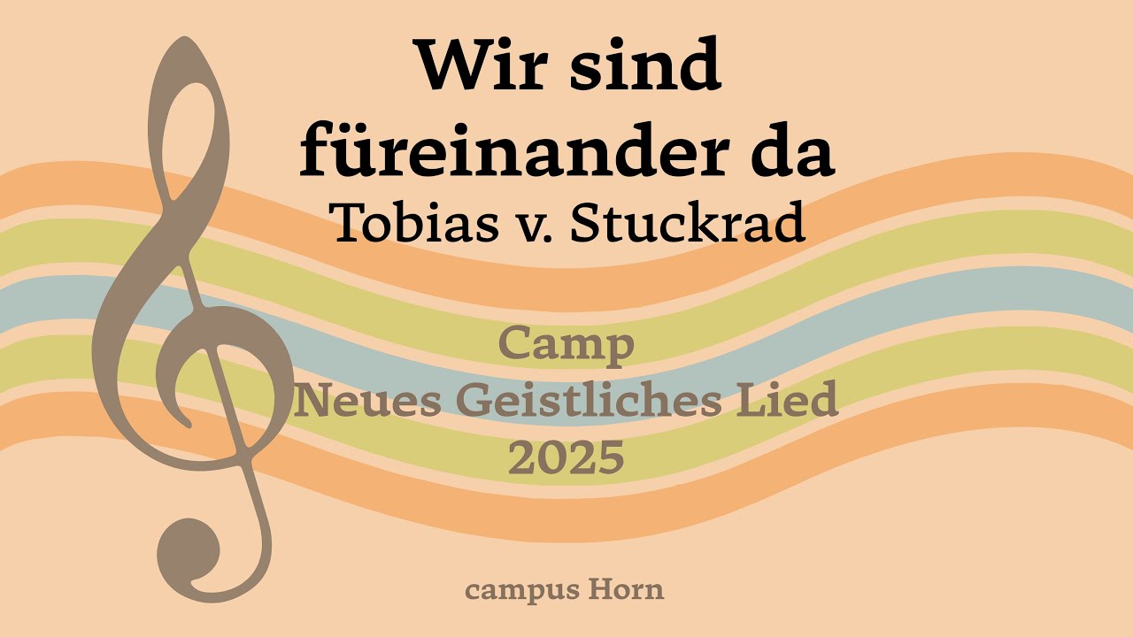 Wir sind füreinander da - Tobias v. Stuckrad | Horn 2025