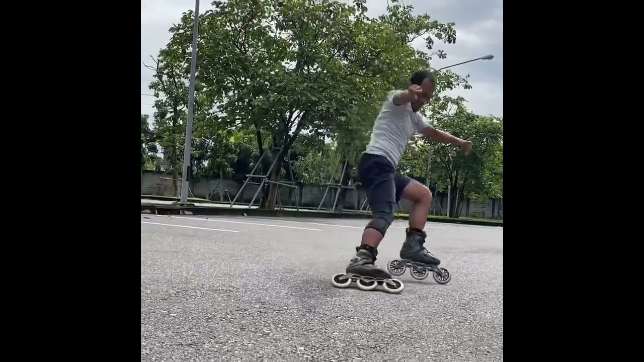 #parallelslide #3x125mm #3x3wheels #inlineskater #โรลเลอร์เบลด #inlineskating