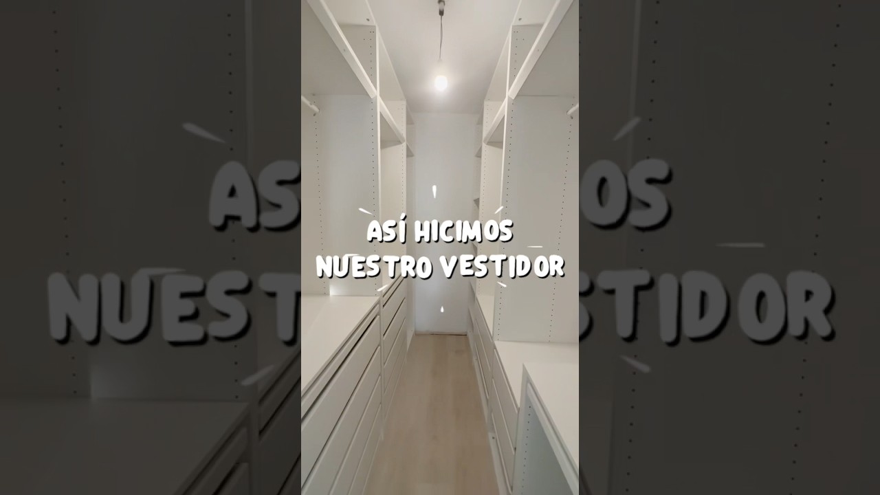 Vestidor &ldquo;casi&rdquo; a medida con los m&oacute;dulos PAX de Ikea #ikeahack #paxikea #bricolaje #diy #inspo #home