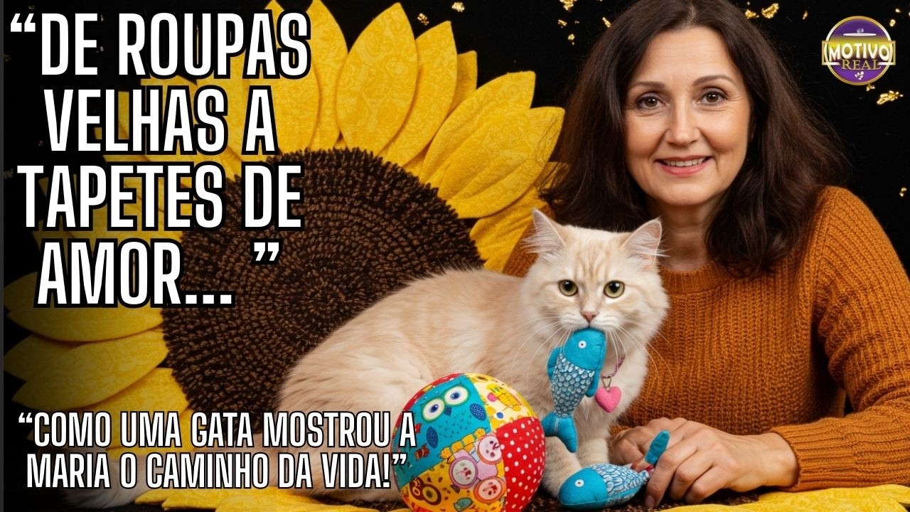 De Roupas Velhas a Tapetes de Amor: A Lição de Vida de Maria e Sua Gata