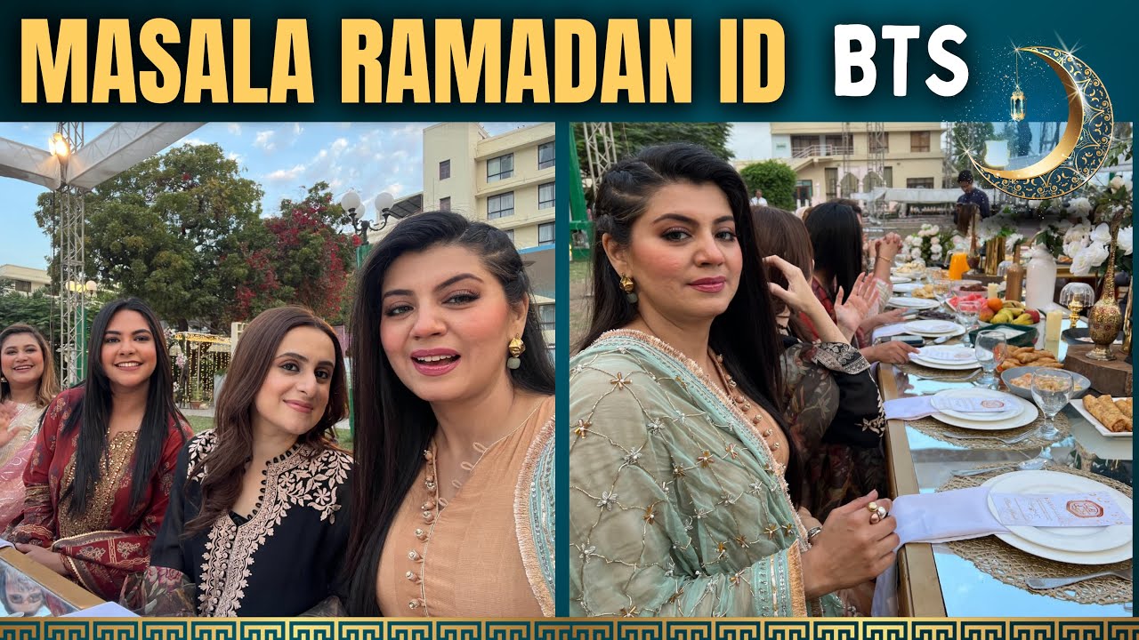 Masala Ramadan Id Recording BTS at Beach Luxury Hotel Karachi
