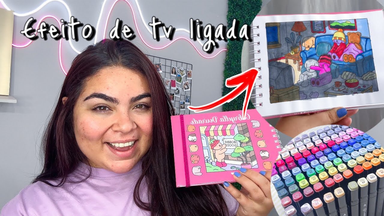 PINTANDO BOBBIE GOODS COM EFEITO DE TELEVISÃO LIGADA 📺💖