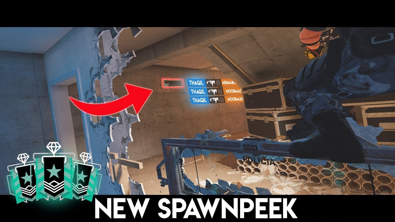 NEW Spawnpeek on Consulate! - Quick Tips and Tricks (RB6)