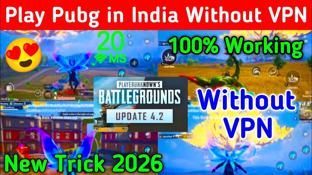Без VPN | Как играть в PUBG Mobile 4.2 без VPN из Индии | PUBG Mobile без VPN, версия 4.2 | Gyani
