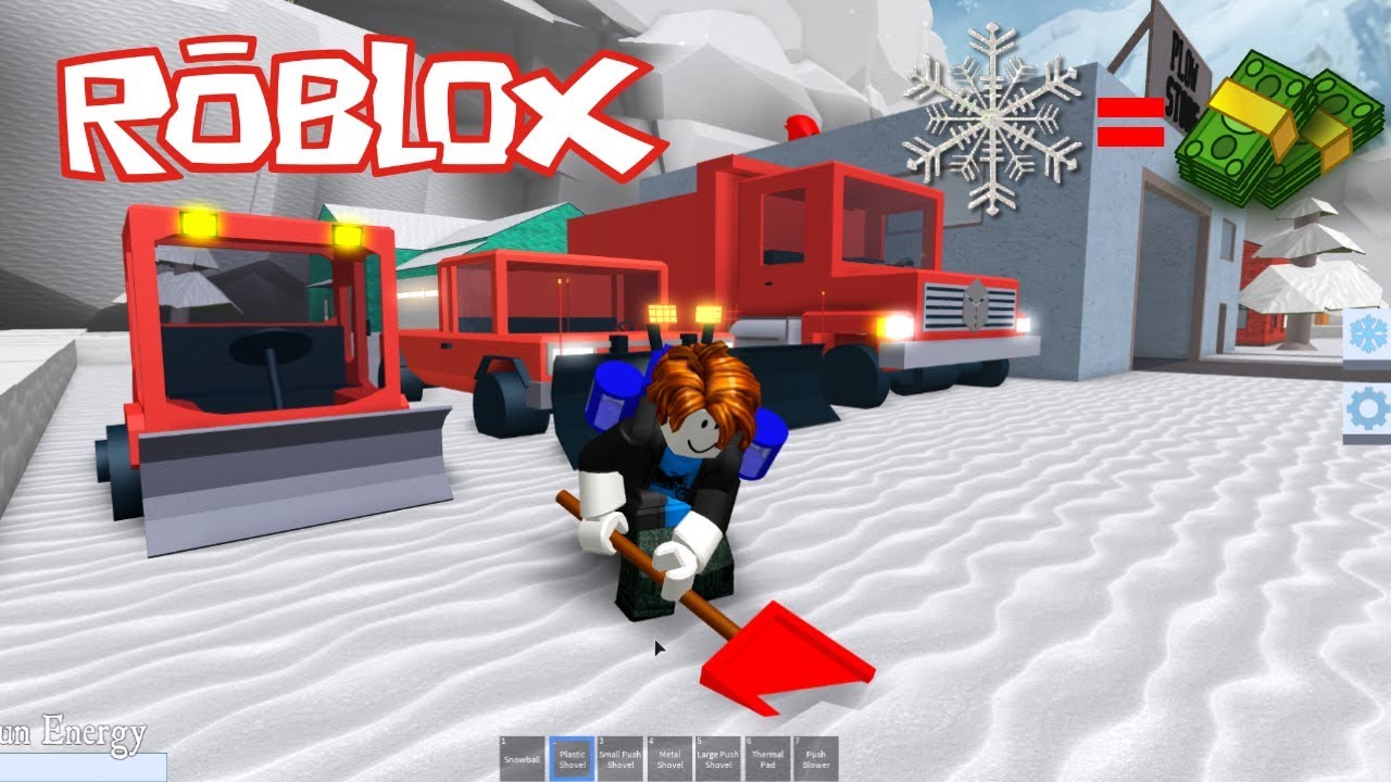 Örümcek Abi Roblox Oyununda Karları Temizliyor ☃️Snow Shoveling Simulator❄