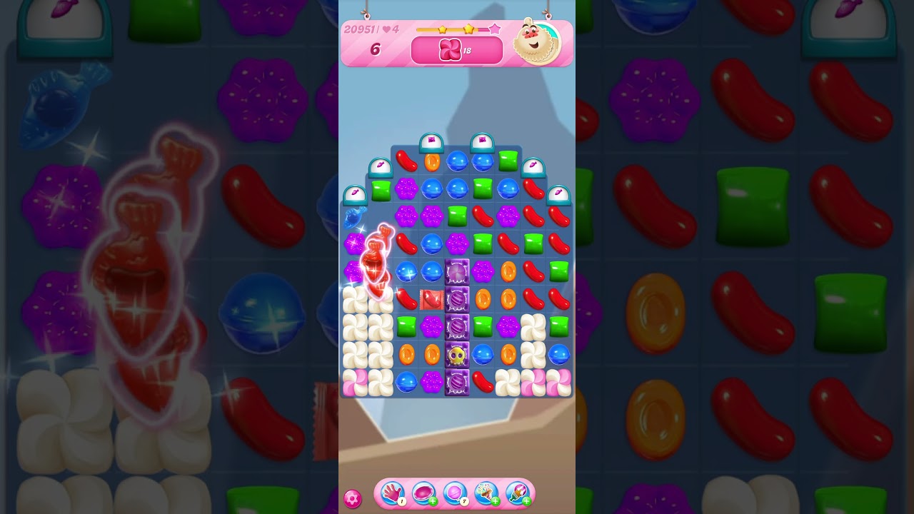 Candy Crush Saga Level 20951 complete NO boosters (level 20951)