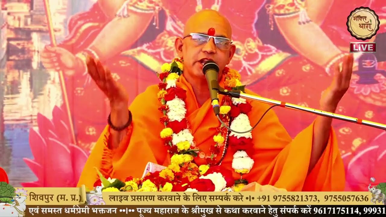 रेवा मैया का पावन किनारा तीनों लोकों में है   || पूज्य श्री चंद्रशेखरानन्द जी महाराज || शिवपुर