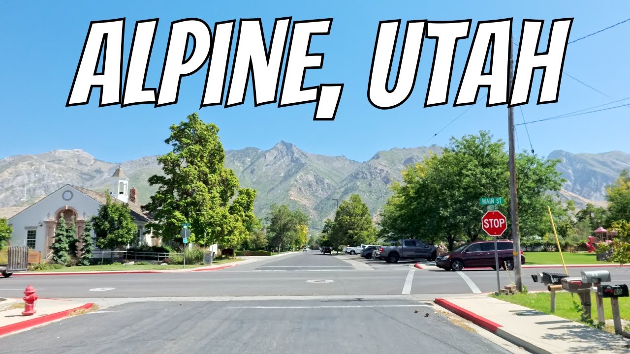 Alpine, Utah! Drive with me through a Utah town!