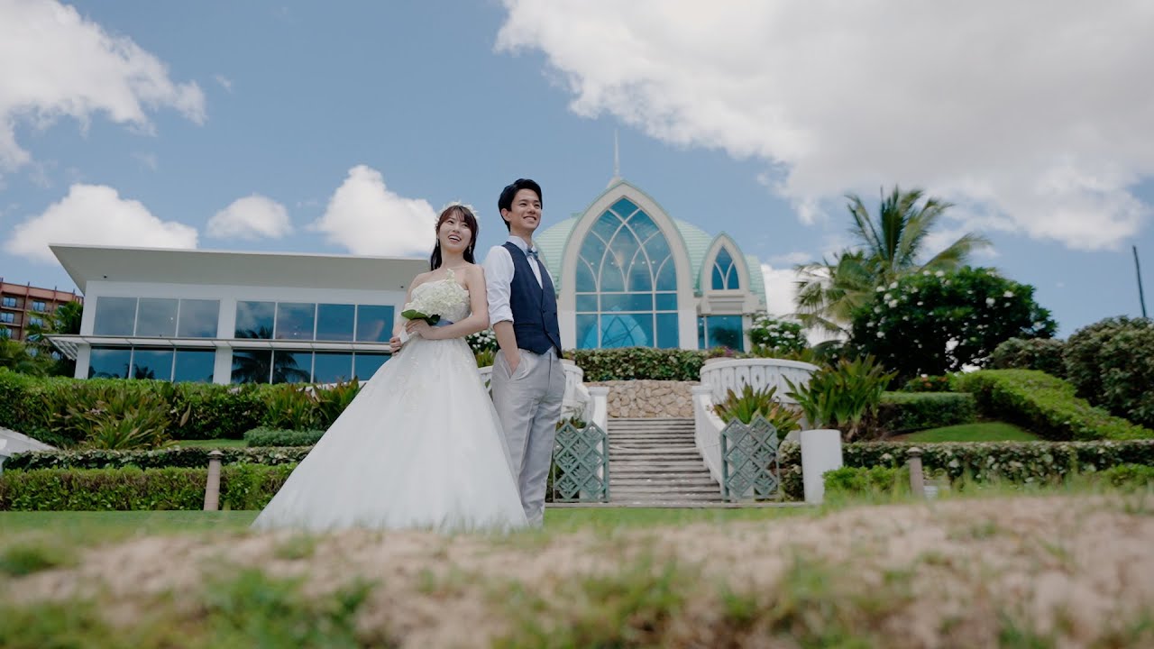【ハワイウェディングムービー】コオリナ・チャペル・プレイス・オブ・ジョイ
