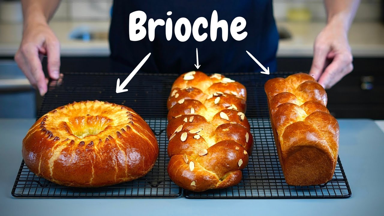 Brioche THREE ways!