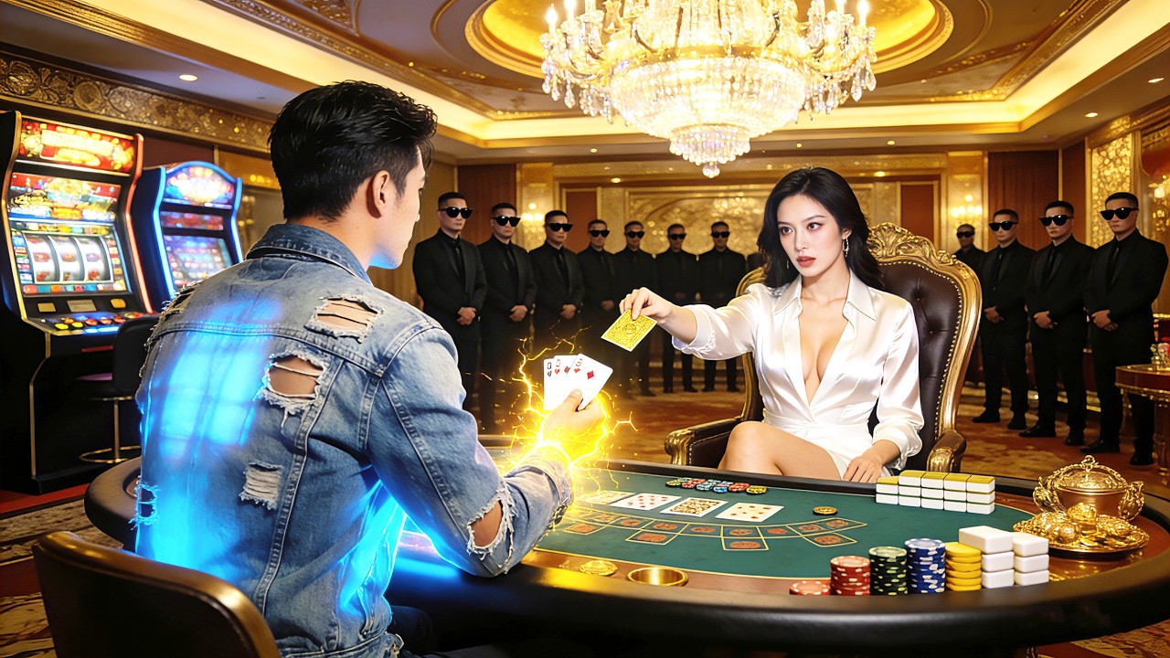 穷鬼父亲被骗进赌场输光全家积蓄，怎料他的儿子竟是江湖中大名鼎鼎的赌神！一上牌桌吓瘫全场，逆转乾坤，狂赢百亿让赌场老板跪地求饶！#反轉 #打臉 #爽文