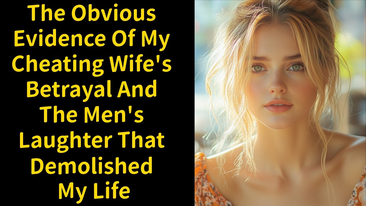 The Obvious Evidence Of My Cheating Wife's Betrayal And The Men's Laughter That Demolished My Life