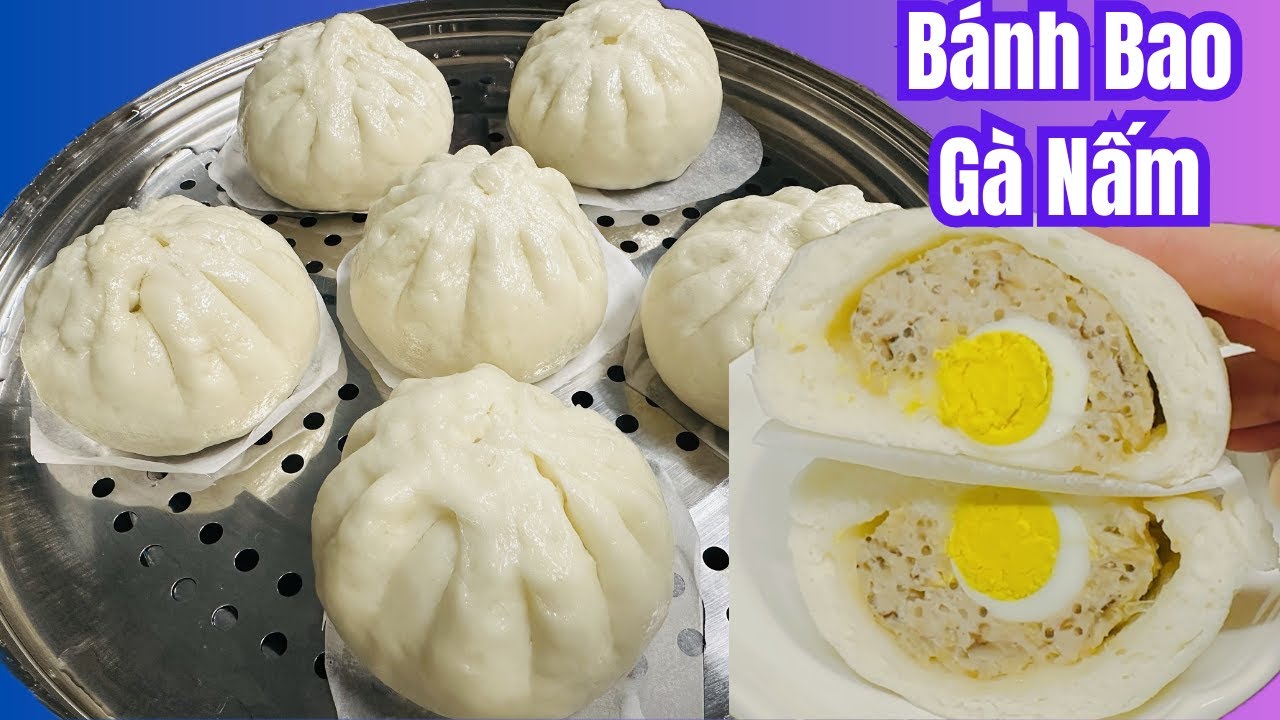 Lần đầu tiên làm bánh bao bằng bột Red Lotus | bánh trắng mềm xốp dai rất ngon