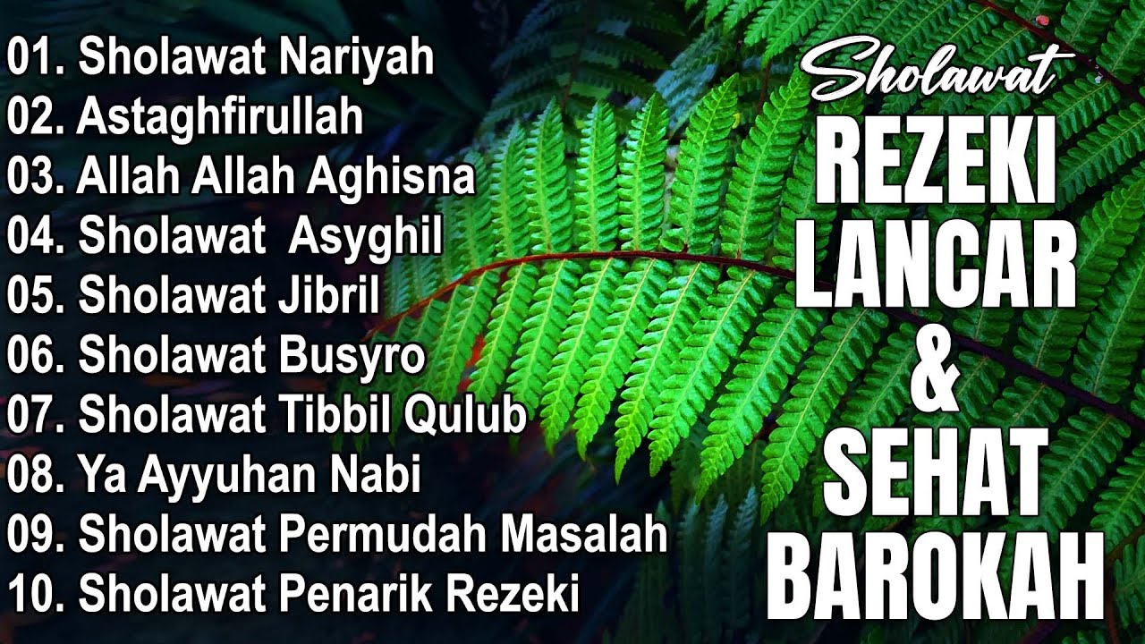 KUMPULAN SHOLAWAT TERBARU 2025 | SHOLAWAT JIBRIL PENARIK REZEKI, BUSYRO | SHOLAWAT TERPOPULER 2025