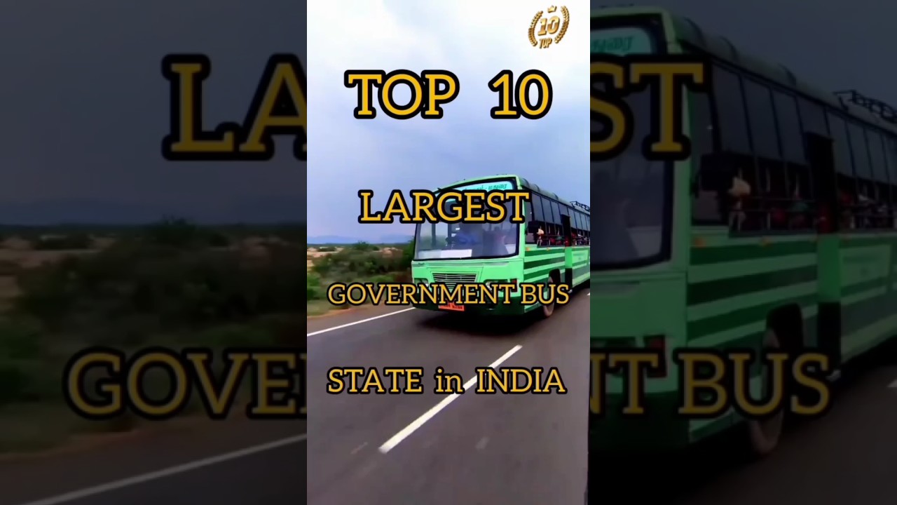 Top10 largest government bus State in India. /#govtbus #indiabus #largest bus