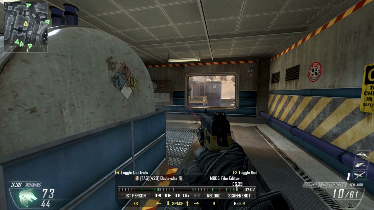 Black Ops 2 - Tac 45 long range kill