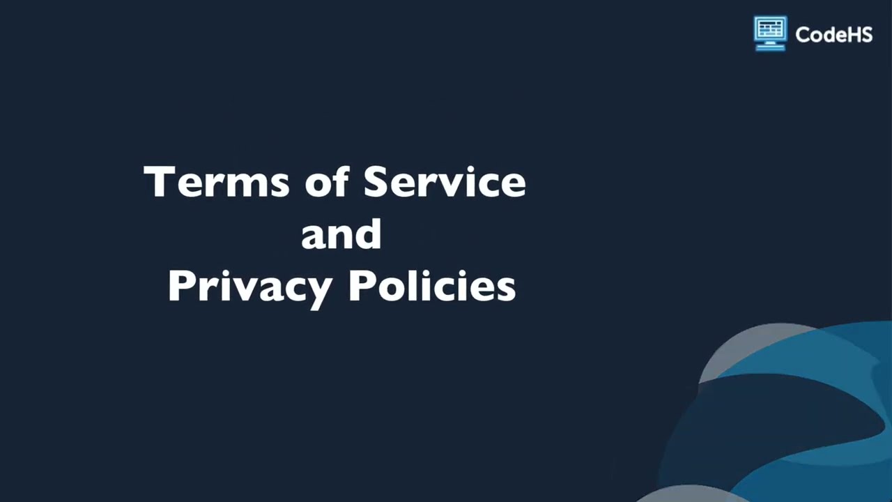 Terms of Service and Privacy Policy