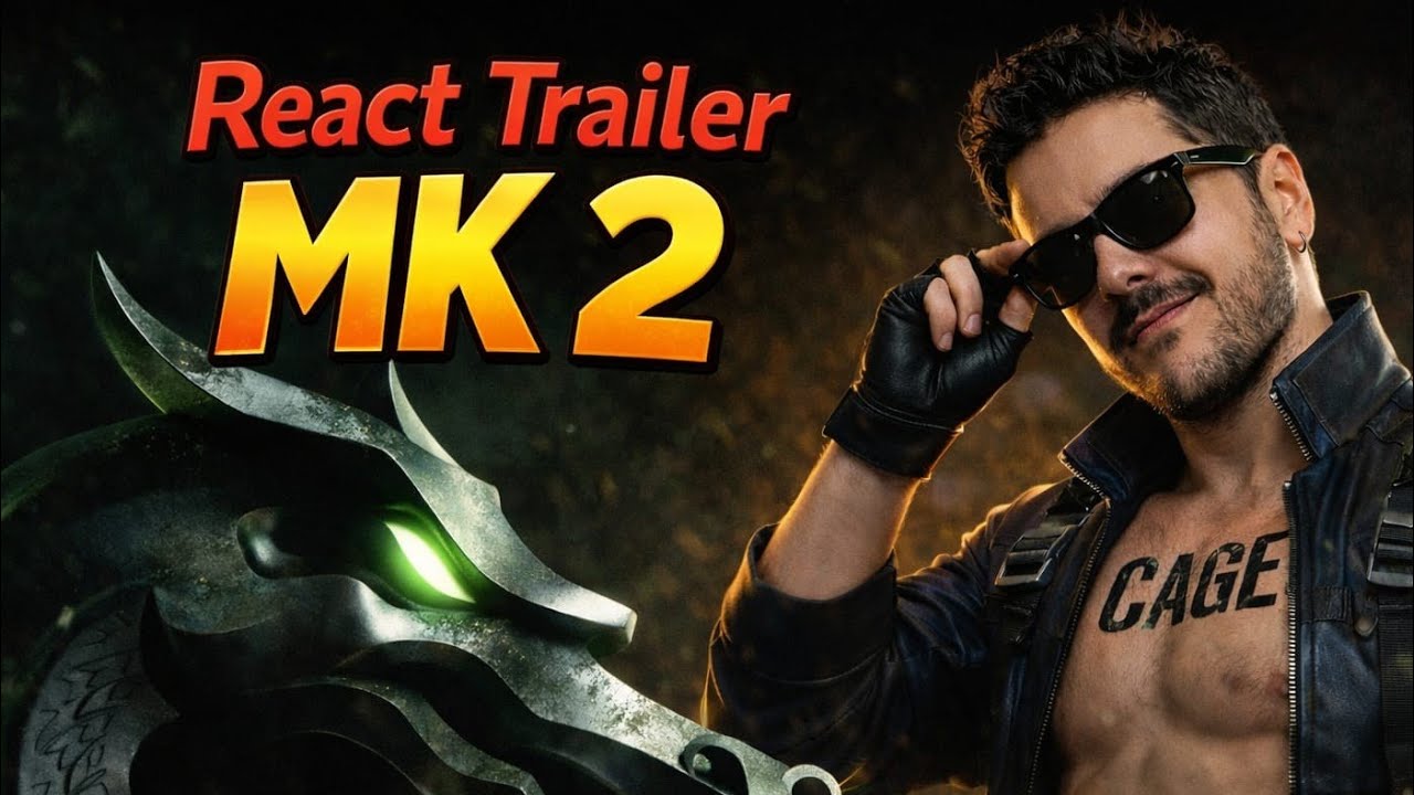 MORTAL KOMBAT 2 NOVO TRAILER REACT
