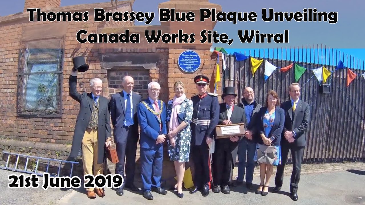 Thomas Brassey Blue Plaque Unveiling, Birkenhead 2019