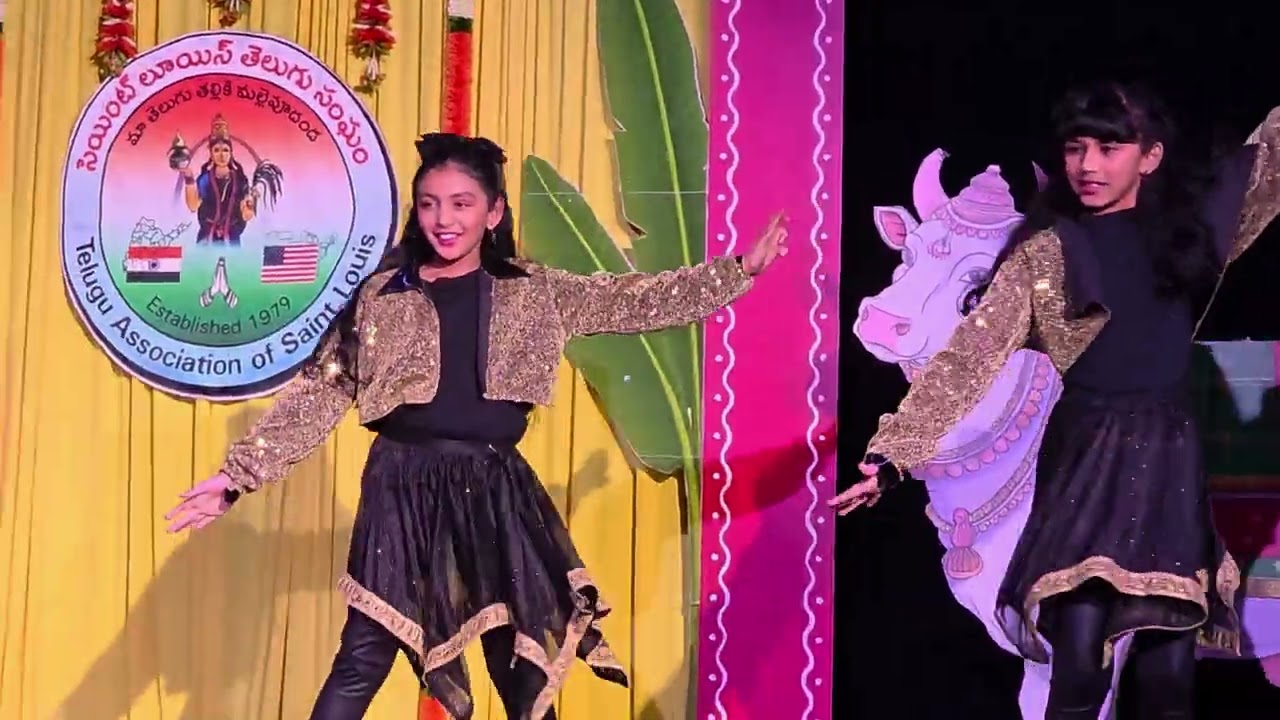 2026 Anvitha Anshika performance #Sankranthi Sankranthi USA #TeluguAssociation stlouis 
