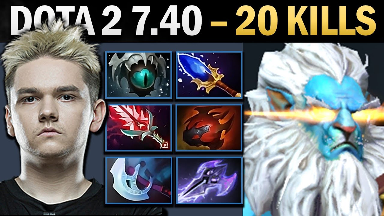 Phantom Lancer, профессиональный керри с 20 убийствами и Tarrasque - Dota 7.41