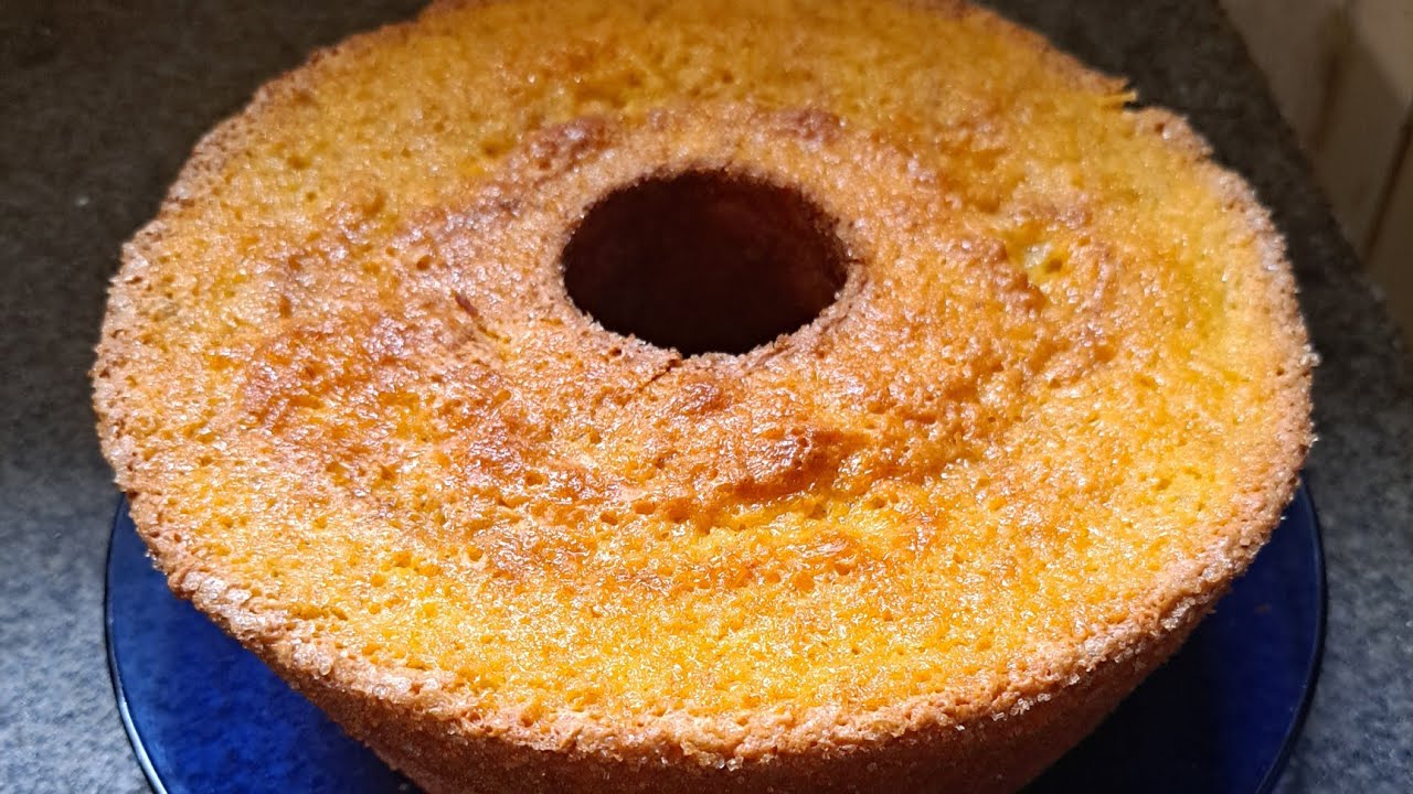 Bolo de fubá com três laranjas não  precisa espremer # vida real