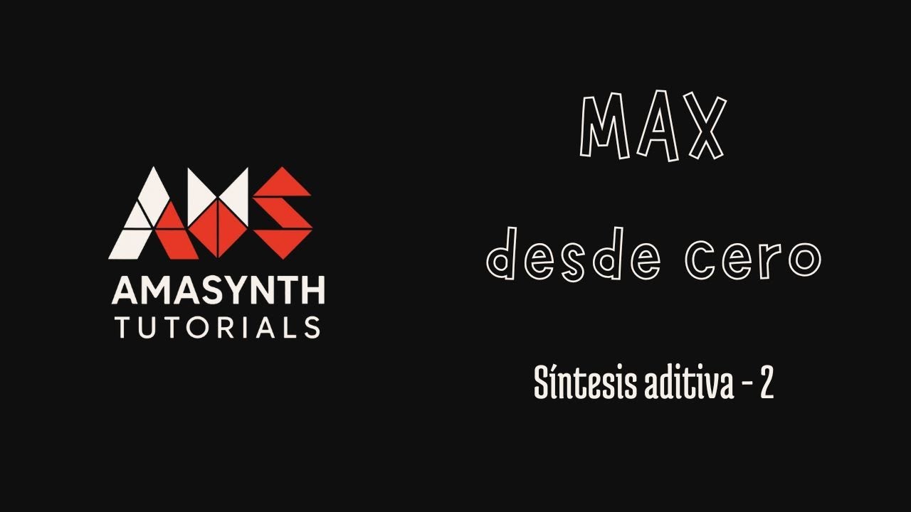 022 - Crea una interfaz gráfica para síntesis aditiva en Max/MSP con multislider y subpatches