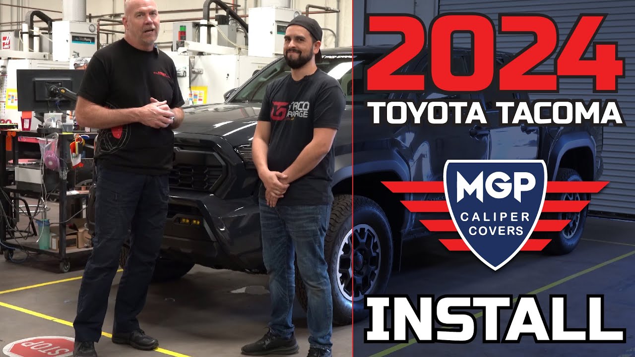 MGP Caliper Covers 2024 Toyota Tacoma Test Fit & Install!