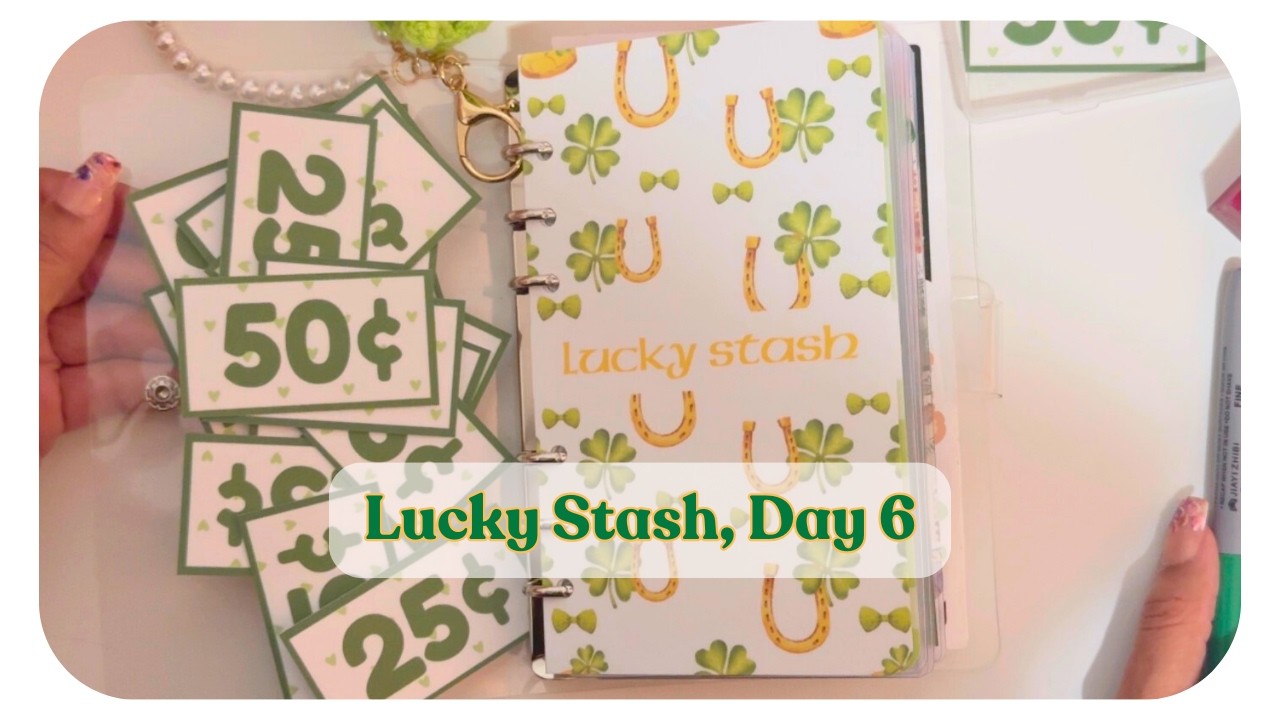 Cash Envelope Stuffing | Lucky Stash day 6