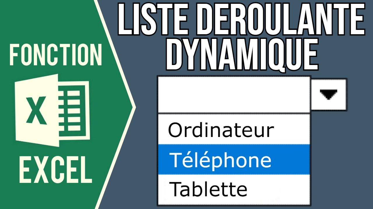 EXCEL - CRÉER UNE LISTE DÉROULANTE DYNAMIQUE (La meilleure façon de faire)