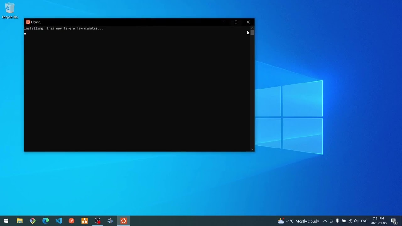 Install Docker and WSL2 on Windows.