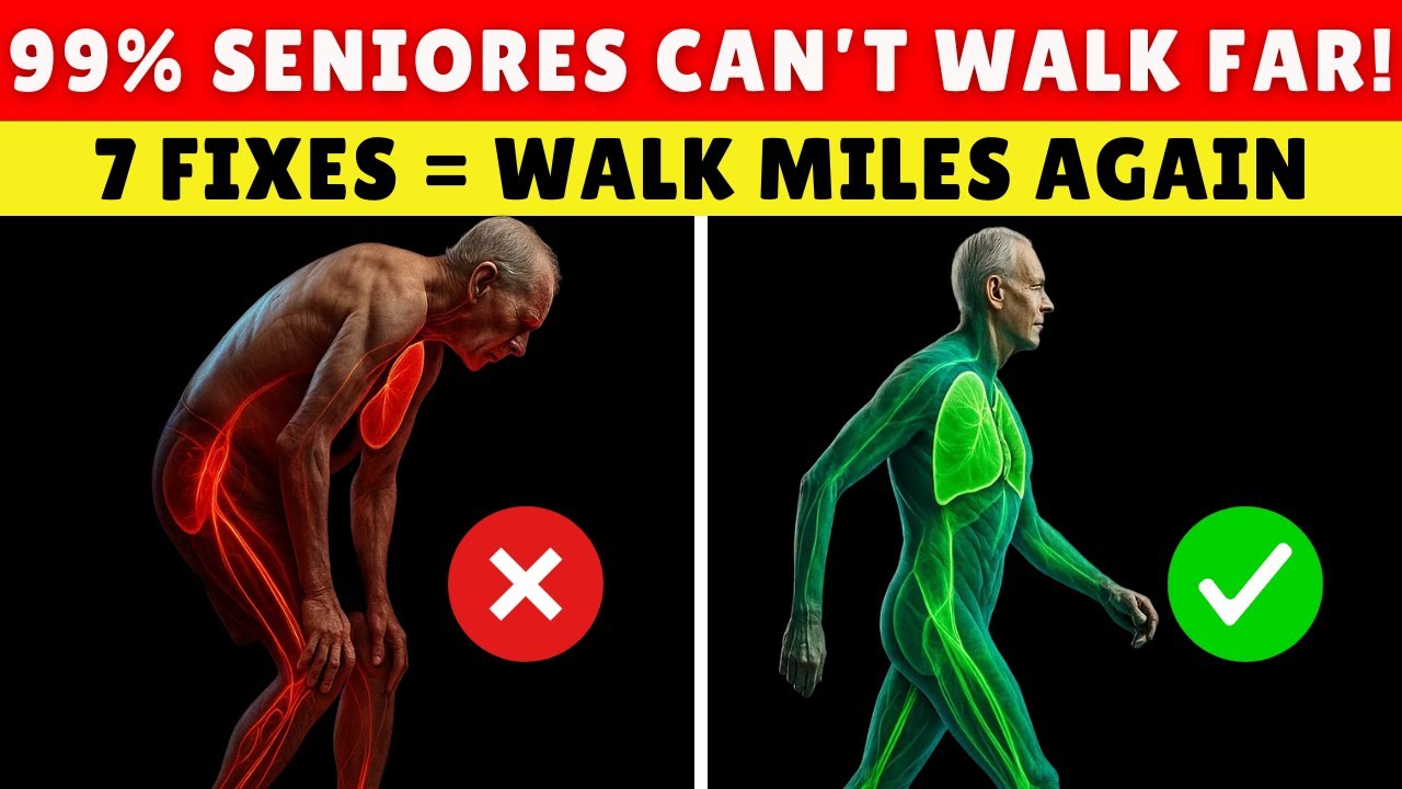 Can These 7 Walking Endurance Fixes Help in 10 Minutes? | Senior Health Tips
