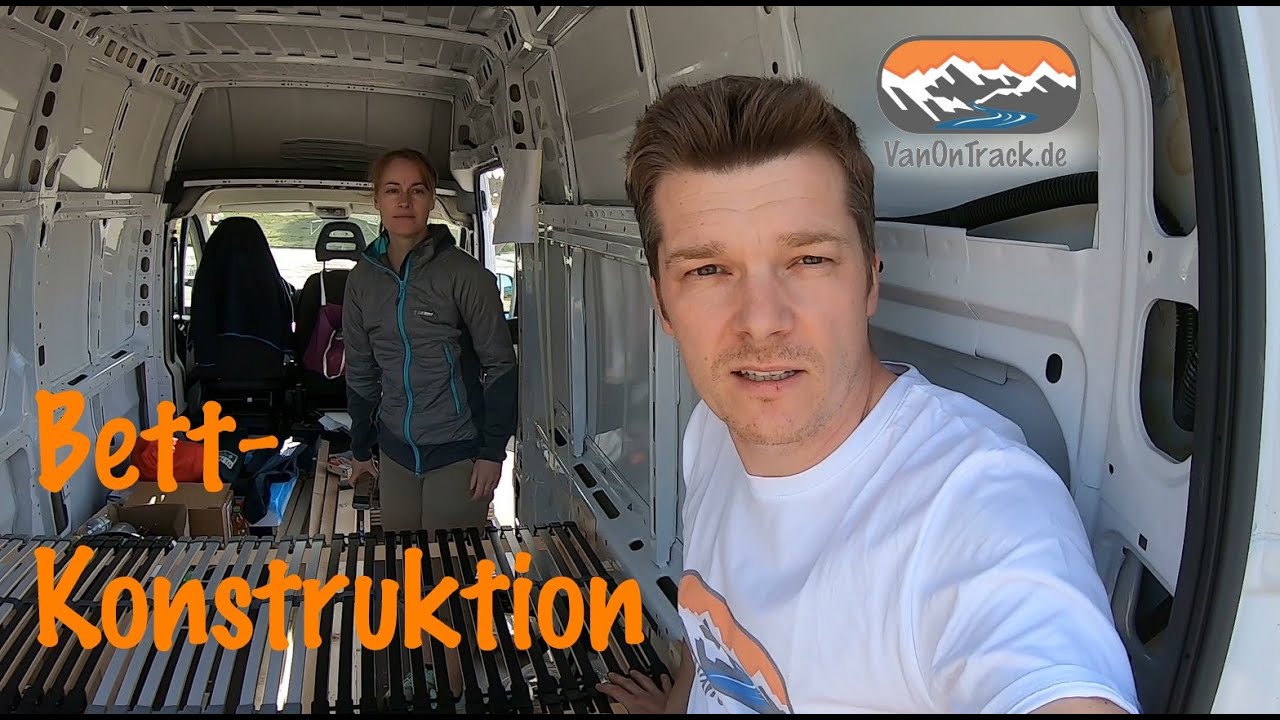 🚙 Bettkonstruktion im Campervan | Leichtgewicht ohne extra Rahmen | 💥 | Van conversion