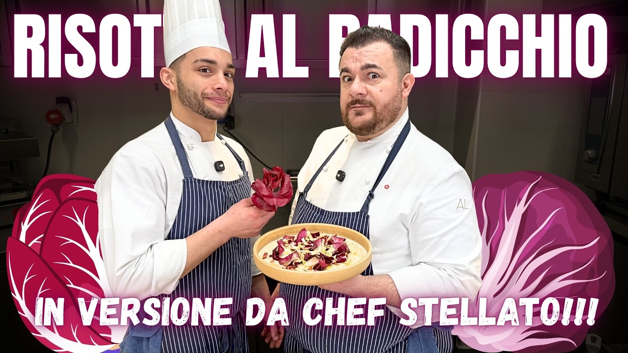 RISOTTO al RADICCHIO CREMOSISSIMO 🔥 La Mia Versione da Chef Stellato ⭐ Ricetta Gourmet Facile